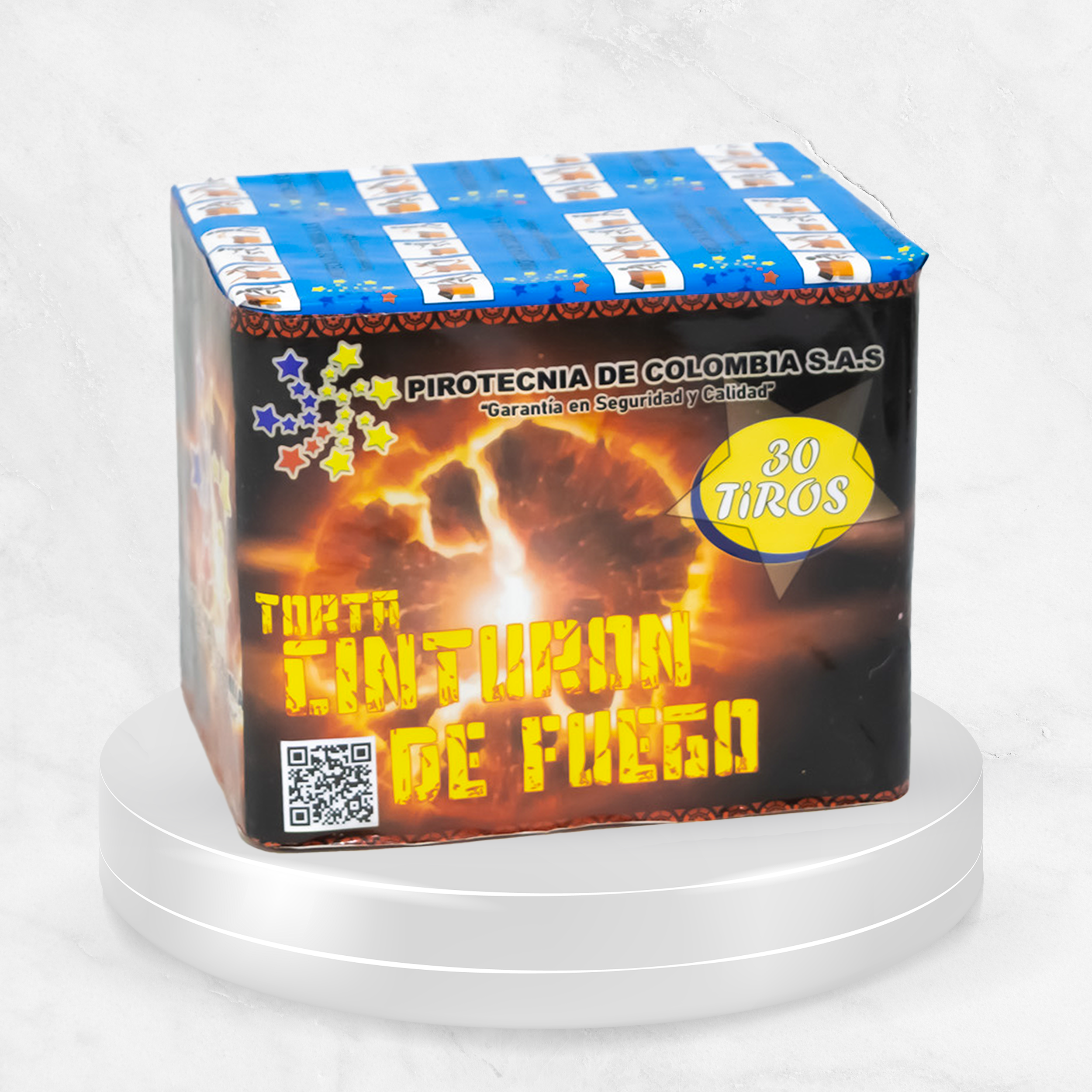 Torta 30 Tiros Cinturon de Fuego x Unidad