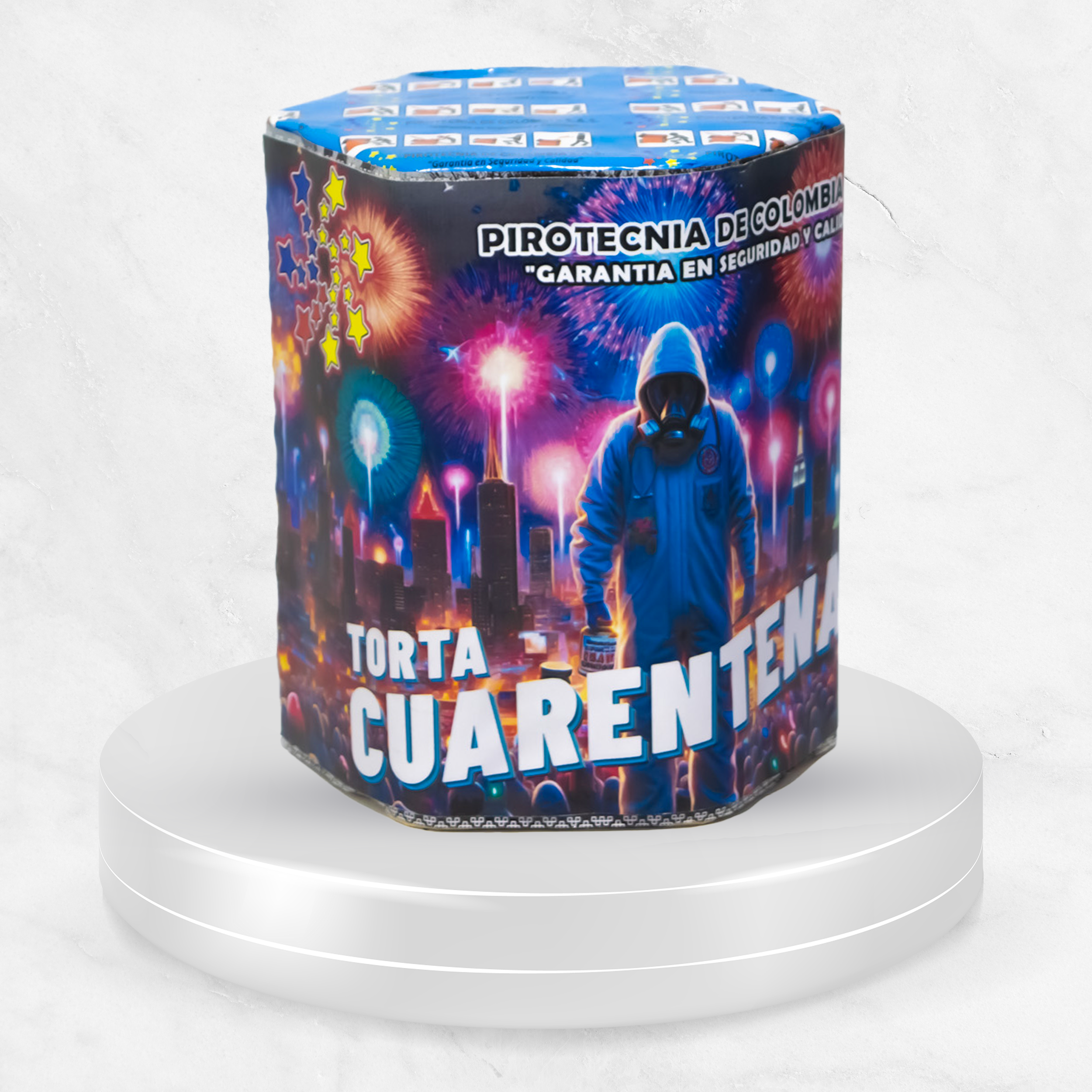 Torta 19 Tiros Cuarentena x Unidad