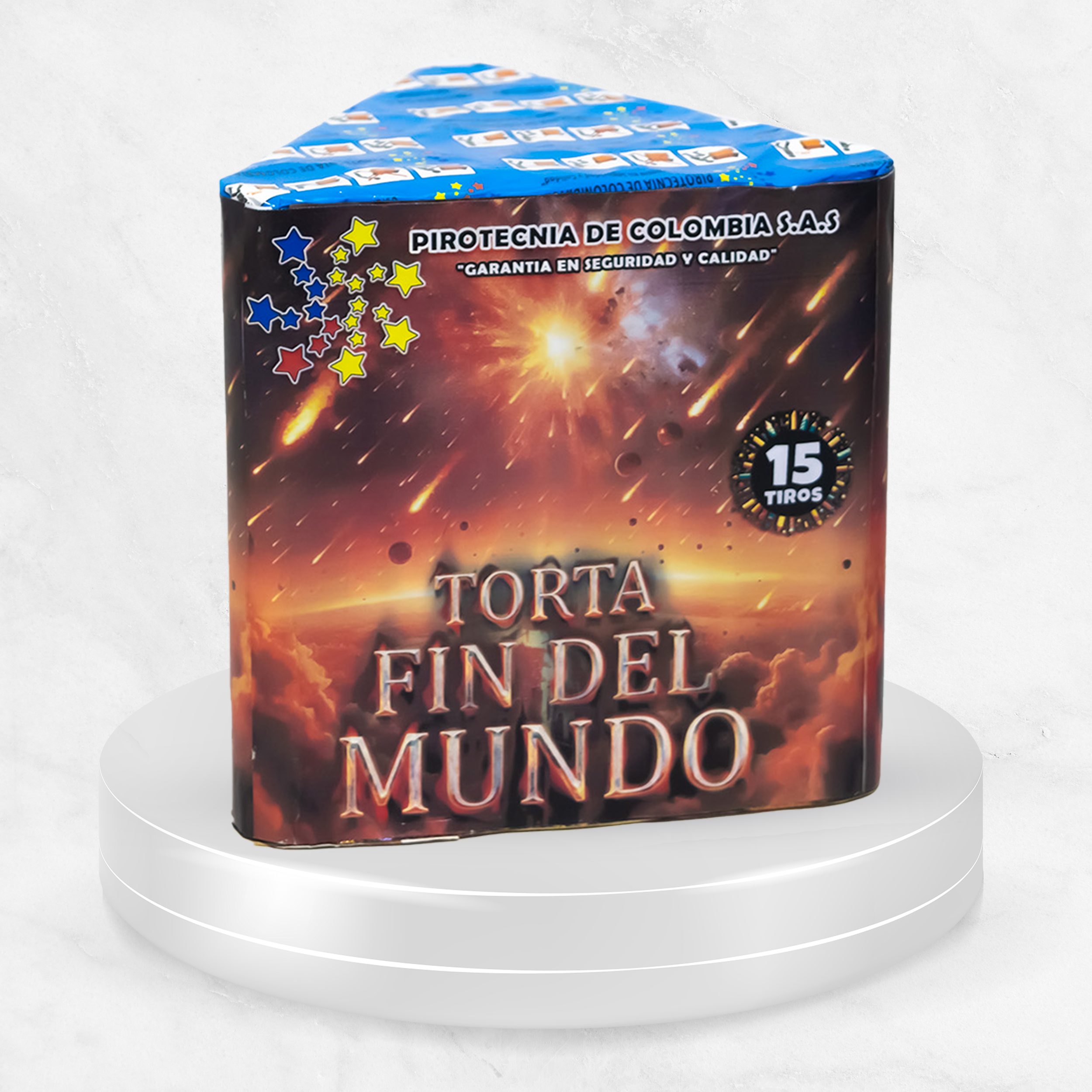 Torta 15 Tiros Fin del Mundo x Unidad