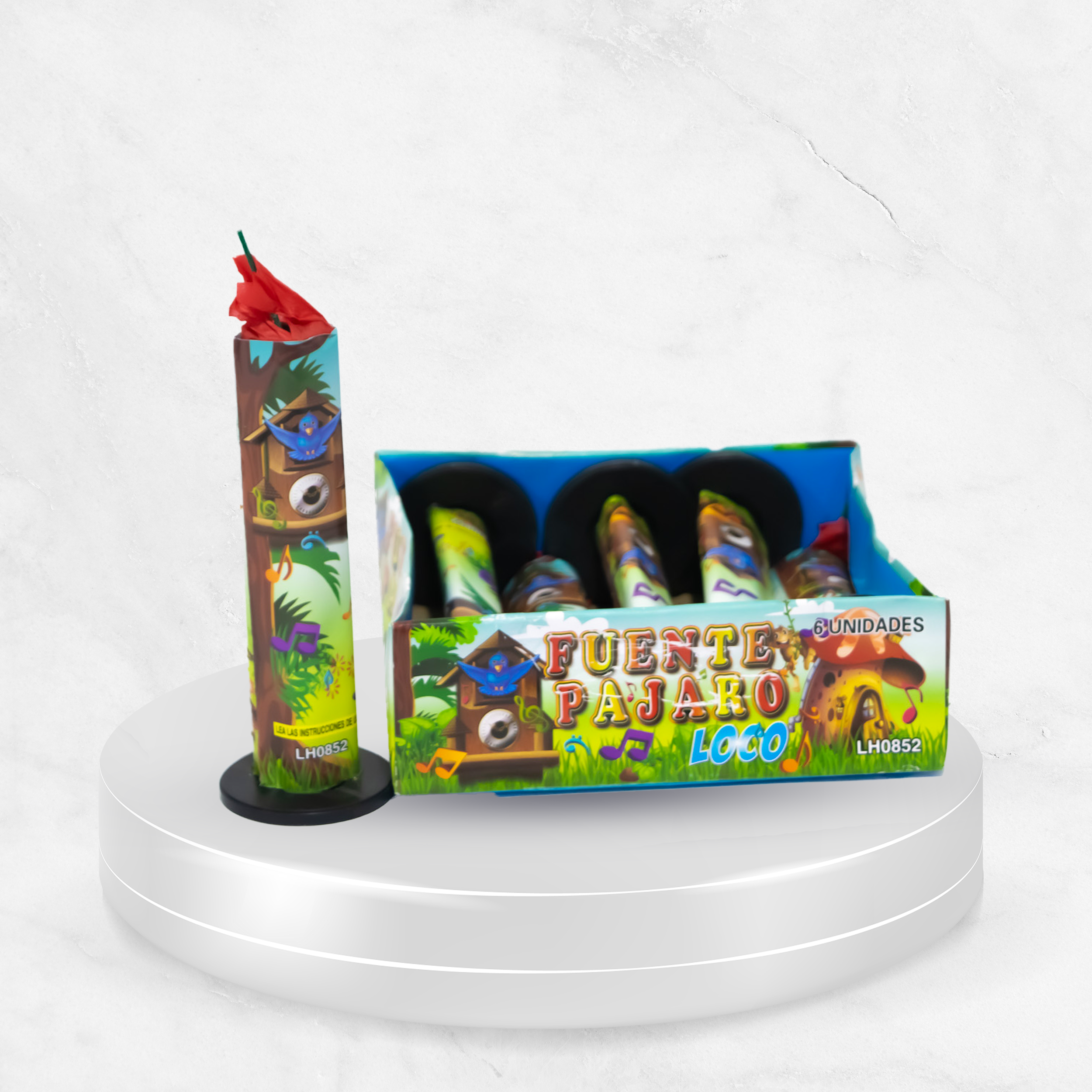 Fuente Pajaro Loco Grande Display x 6 Unidades