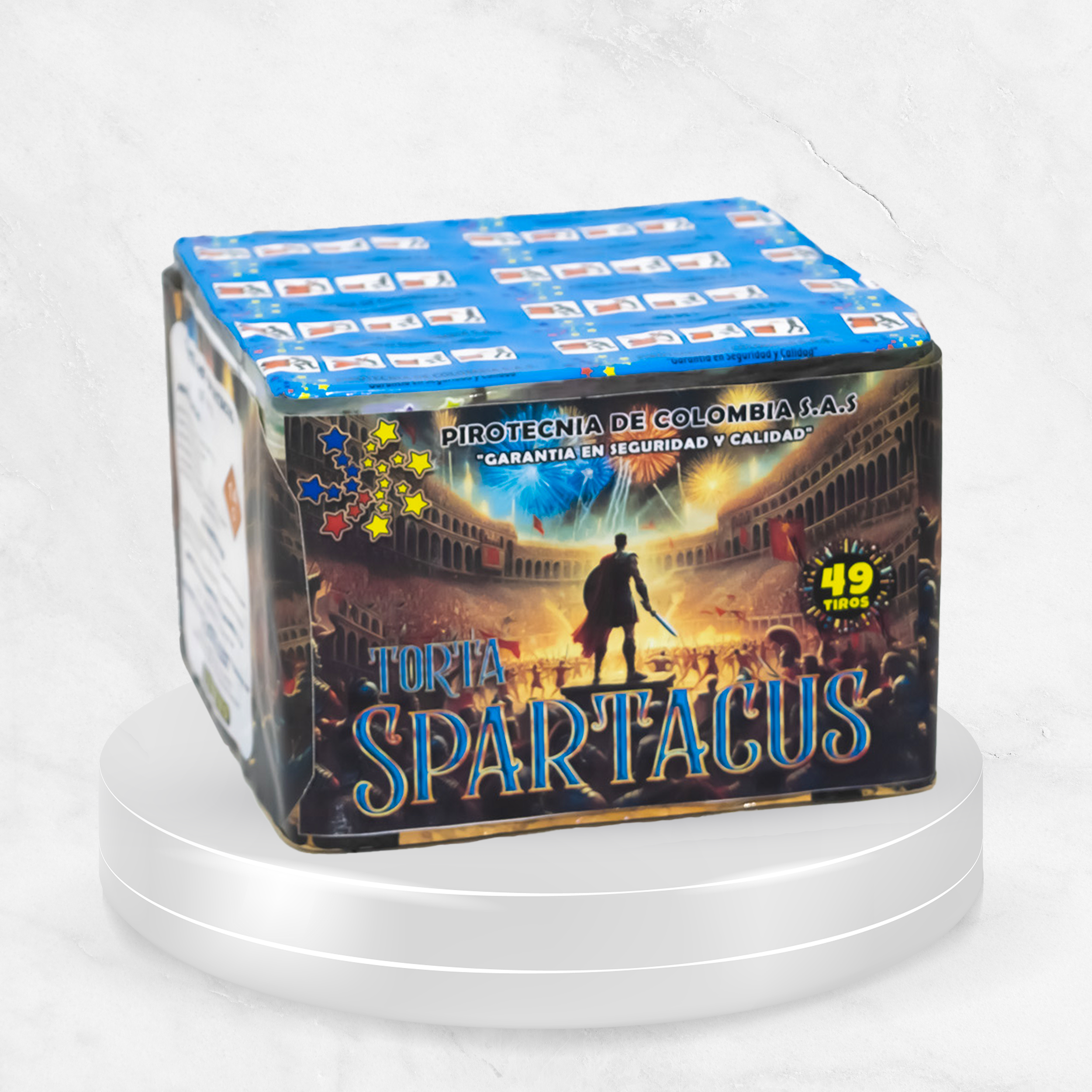 Torta 49 Tiros Spartacus x Unidad