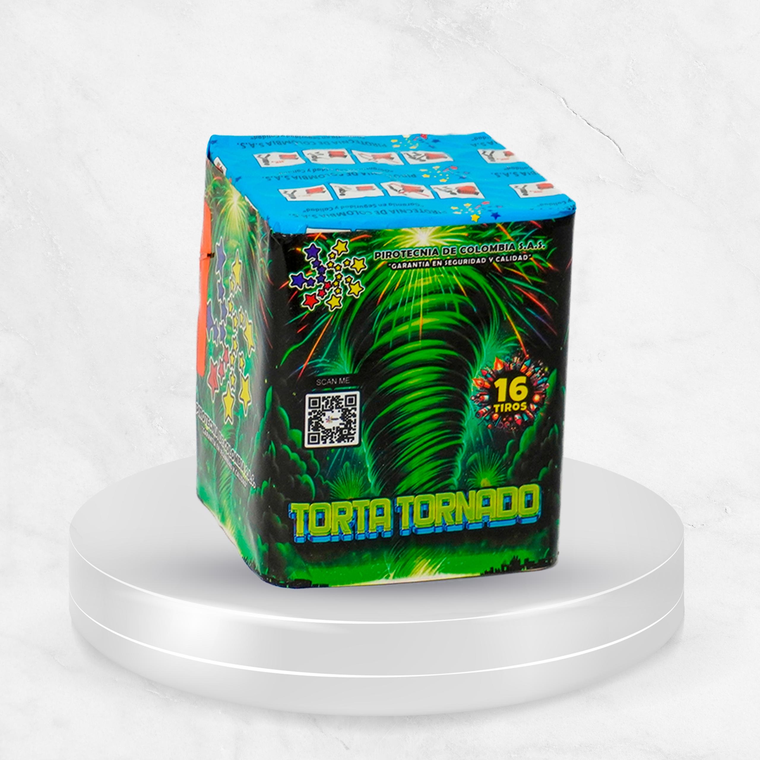 Torta 16 Tiros Tornado x Unidad